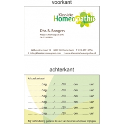 Visitekaartjes / Afspraakkaartjes